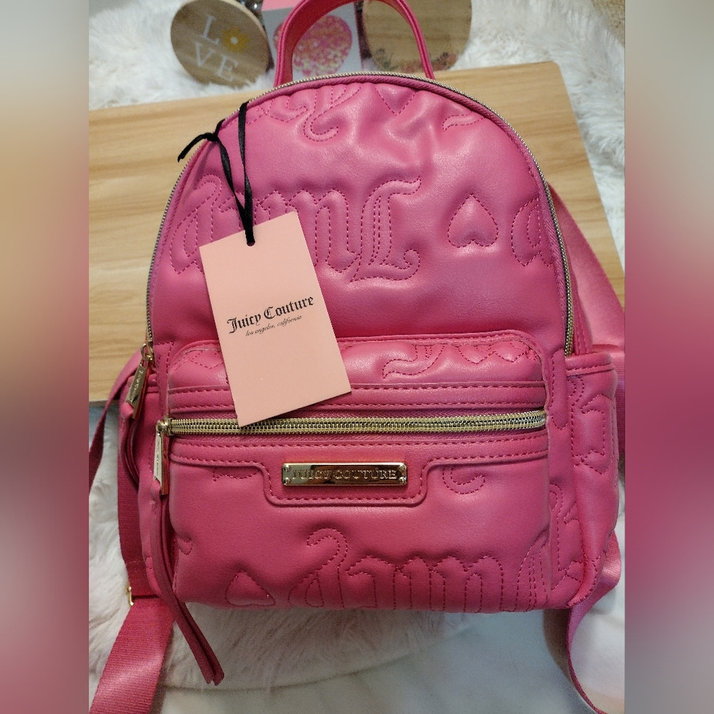 Juicy Couture Rosie Mini Backpack Color: Juicy Pink 🩷💖💎✨ (Bestseller) 🆕
